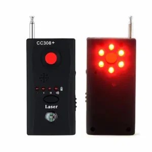 גלאי מצלמות CC308 עם אנטנה וכבל טעינה USB